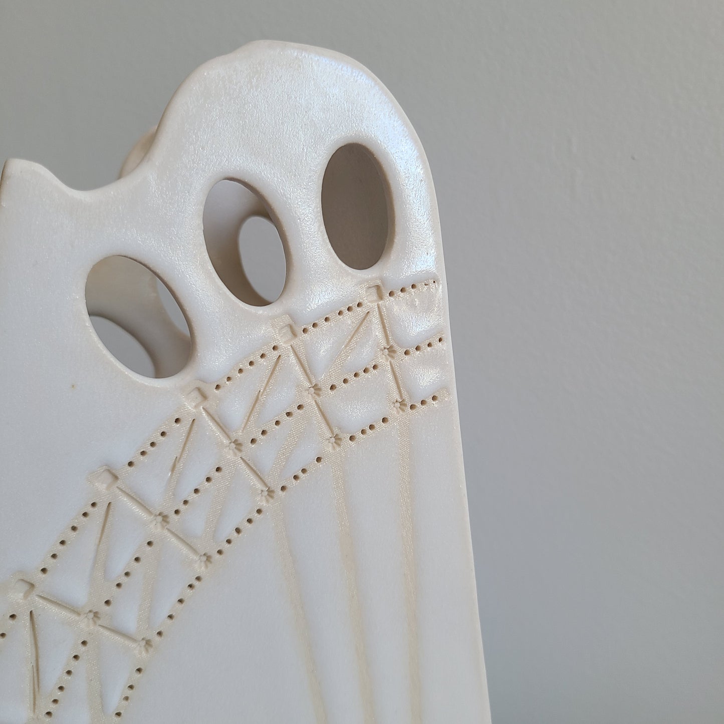 Leung Geometric Contemporary Porcelain Vase