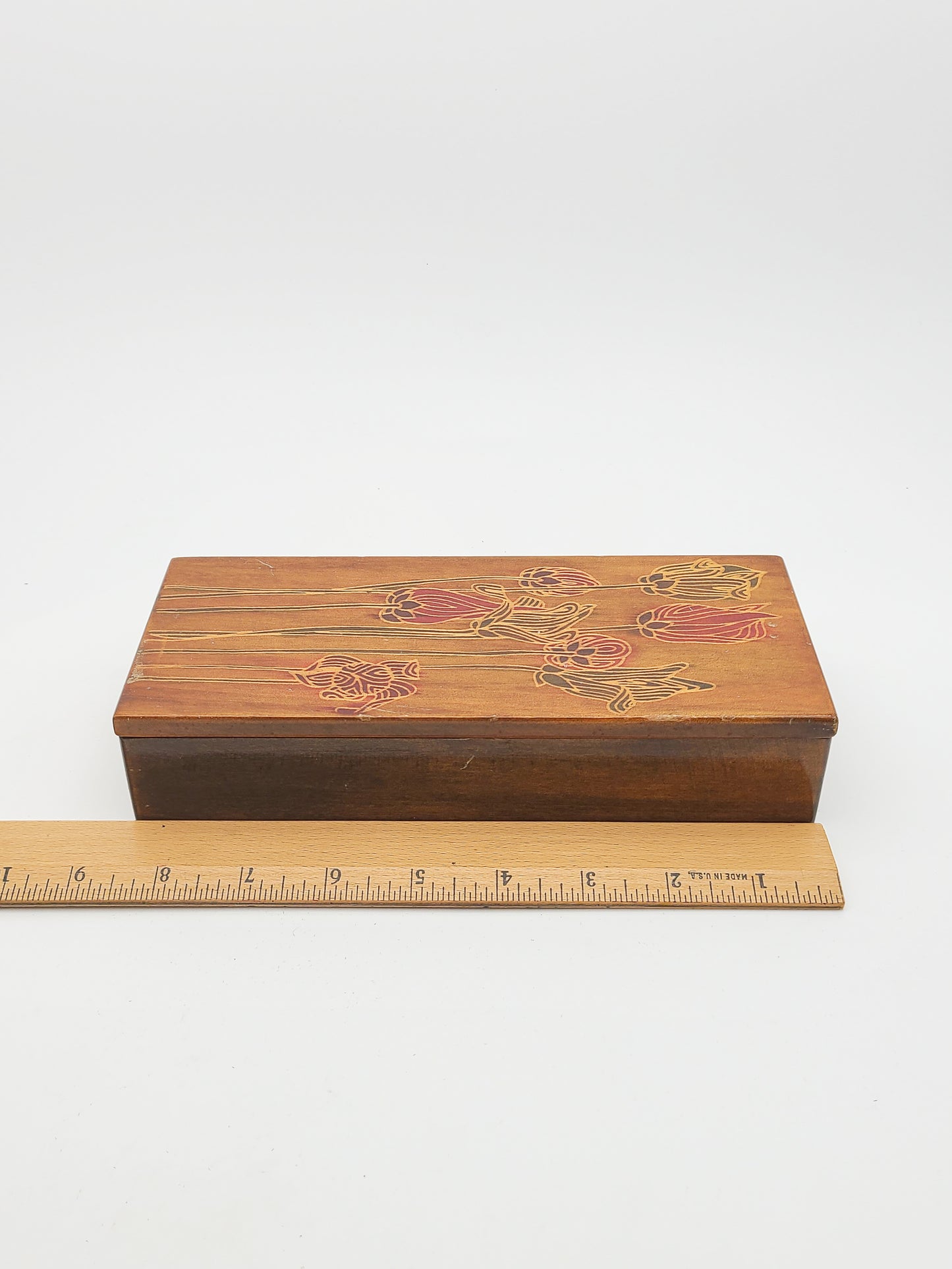 Floral Wooden Box