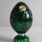 Waterford emerald green crystal Faberge egg
