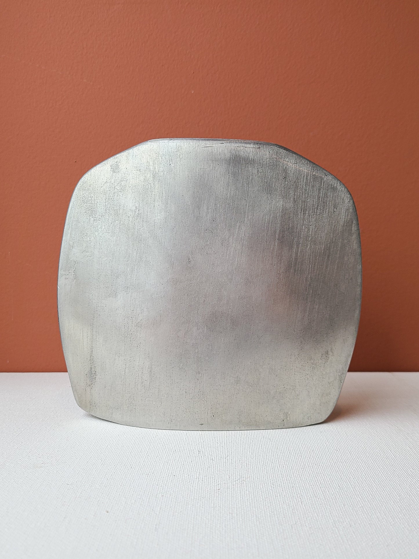 Brutalist Pewter Vase