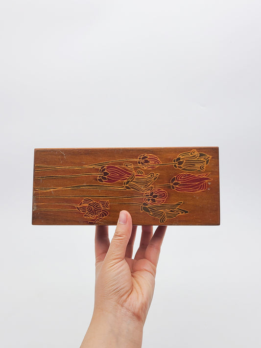 Floral Wooden Box