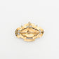 Victorian Taille d'epargné Gold Brooch
