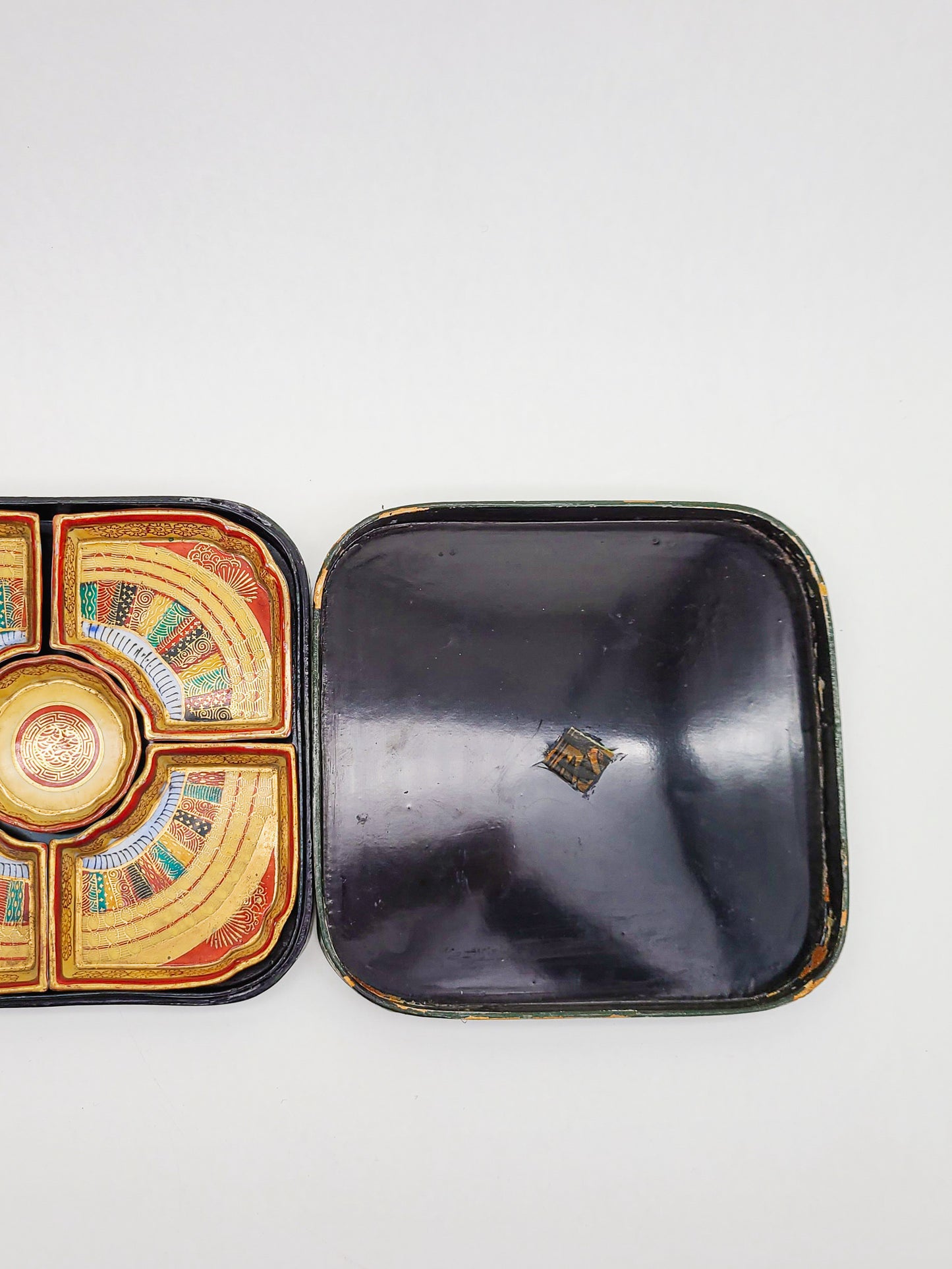 Japanese Compartmented Tray Set