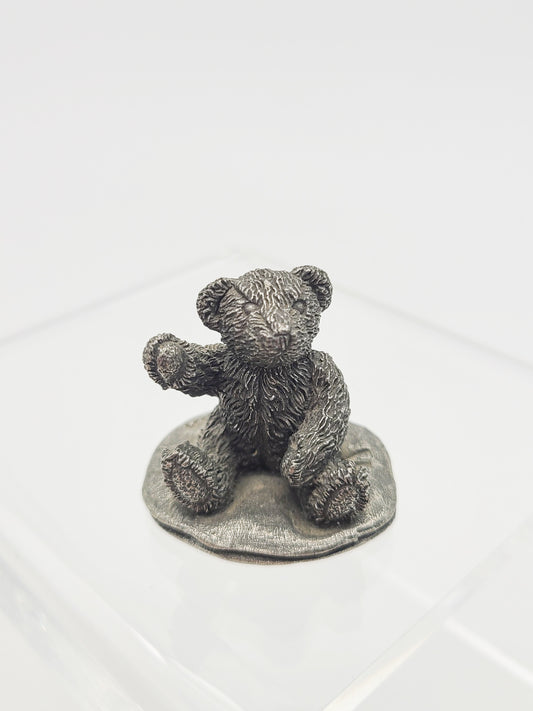 Pewter Bear Figurine